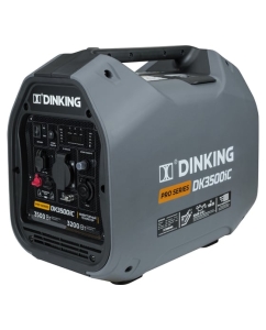 Купить Бензиновый инверторный генератор Dinking DK3500iC (3.5 кВт, 230 В/50Гц, DK164F/P-2, бак 4 л) ГЕН035 в E-mobi