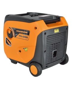 Купить Инверторный генератор CARVER ppg -4500is 3,5/4,0квт, 220/12в, 2 роз.,usb, дисплей,колеса 01.020.00037  в E-mobi