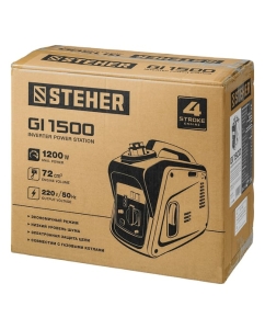 Купить Инверторный генератор STEHER 1200 Вт GI-1500  в E-mobi