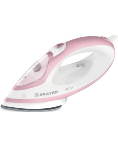 Купить Утюг Brayer 4080BR белый, розовый в E-mobi
