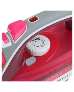 Купить Утюг KELLI KL-1627 White/Pink  в E-mobi