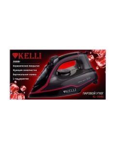 Купить Утюг KELLI KL-1646 черный  в E-mobi