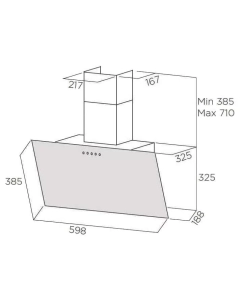 Купить Вытяжка настенная Elica Stripe IX/A/60/LX серебристый  в E-mobi
