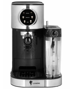 Купить Рожковая кофеварка Leonord LE-1754M серебристый  в E-mobi