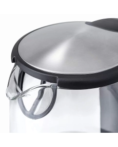 Купить Чайник электрический Kitfort KT-619 1.7 л серебристый, черный  в E-mobi