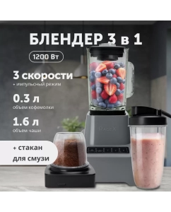Купить Блендер RageX R1503-202 серый в E-mobi