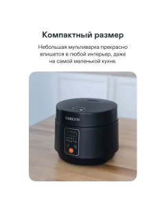 Купить Мультиварка GARLYN MR-Solo 3 черный  в E-mobi
