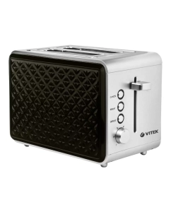 Купить Тостер VITEK VT-7156 серебристый, черный  в E-mobi