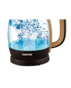 Купить Чайник электрический Centek CT-0056 1.7 л черный, бежевый  в E-mobi
