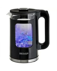 Купить Чайник электрический Delta Lux DE-1017 1.7 л черный в E-mobi