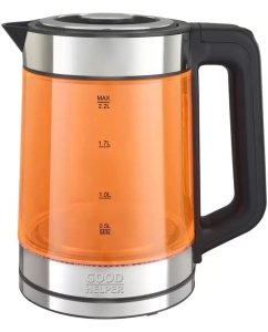 Купить Чайник электрический GoodHelper KPG-2201 2.2 л оранжевый в E-mobi