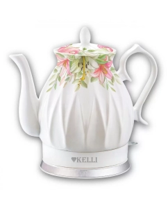 Купить Чайник электрический KELLI KL-1381 2 л белый в E-mobi