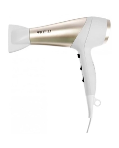 Купить Фен KELLI KL-1125 2400 Вт белый, серебристый  в E-mobi