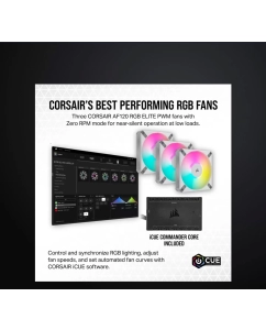 Купить Жидкостная система охлаждения Corsair iCUE H150i ELITE CAPELLIX XT White (CW-9060073-WW)  в E-mobi