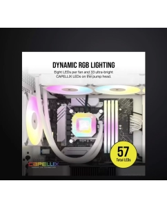 Купить Жидкостная система охлаждения Corsair iCUE H150i ELITE CAPELLIX XT White (CW-9060073-WW)  в E-mobi