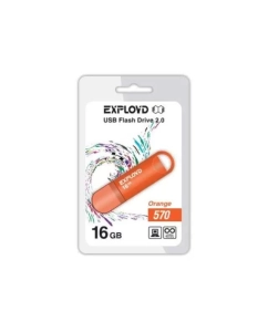 Купить Флешка Exployd 570 16ГБ Orange (EX-16GB-570-Orange) в E-mobi