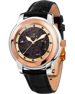 Купить Российские механические серебряные наручные часы NIKA 1377.0.19.56A в E-mobi