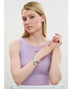 Купить Наручные часы Daniel Wellington Quadro 20X26 Pressed Sterling Lumine S White  в E-mobi