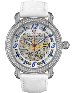 Купить Механические наручные часы Carl von Zeyten CVZ0061WH в E-mobi