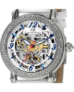 Купить Механические наручные часы Carl von Zeyten CVZ0061WH  в E-mobi