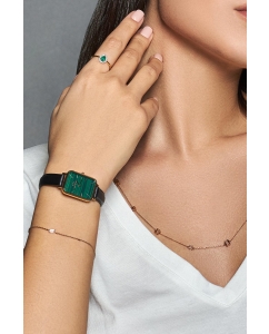 Купить Наручные часы Daniel Wellington Quadro 20X26 Pressed Sheffield RG Green  в E-mobi