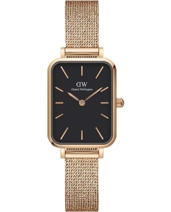 Купить Наручные часы Daniel Wellington Quadro 20X26 Pressed Melrose RG Black в E-mobi