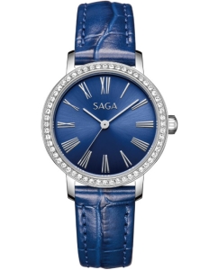 Купить Наручные часы SAGA 53578-SVBLBL-2 в E-mobi