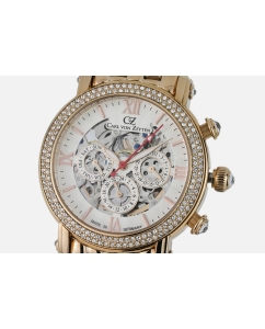 Купить Механические наручные часы Carl von Zeyten CVZ0062RWHM  в E-mobi