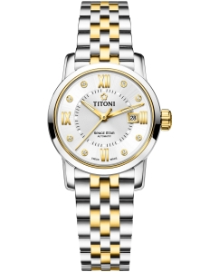 Купить Швейцарские механические наручные часы Titoni 23538-SY-099 в E-mobi