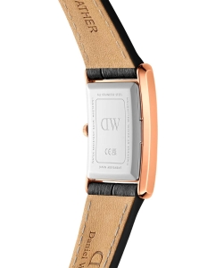 Купить Наручные часы Daniel Wellington Bound 32x22 Black croc leather RG White  в E-mobi