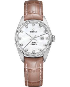 Купить Швейцарские механические наручные часы Titoni 818-S-ST-622 в E-mobi