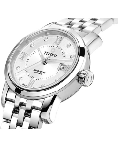 Купить Швейцарские механические наручные часы Titoni 23538-S-099  в E-mobi