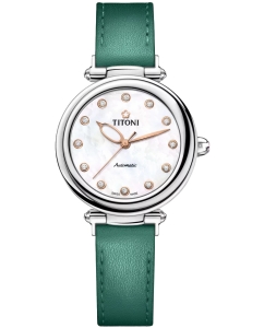Купить Швейцарские механические наручные часы Titoni 23978-S-STG-622 в E-mobi