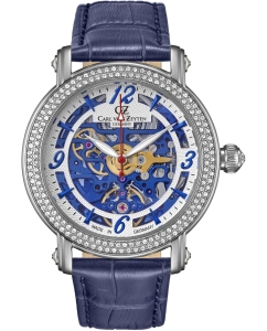 Купить Механические наручные часы Carl von Zeyten CVZ0061BL в E-mobi