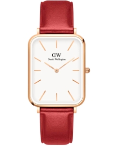 Купить Наручные часы Daniel Wellington Quadro 29x36.5 Pressed Suffolk RG White в E-mobi