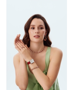 Купить Наручные часы Daniel Wellington Quadro 29x36.5 Pressed Suffolk RG White  в E-mobi