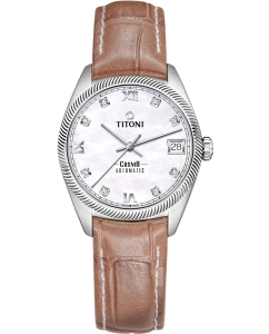 Купить Швейцарские механические наручные часы Titoni 828-S-ST-652 в E-mobi