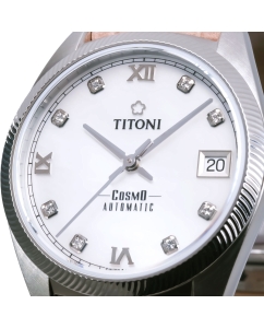 Купить Швейцарские механические наручные часы Titoni 828-S-ST-652  в E-mobi