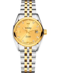 Купить Швейцарские механические наручные часы Titoni 23909-SY-064 в E-mobi