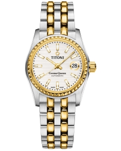 Купить Швейцарские механические наручные часы Titoni 729-SY-695 в E-mobi