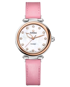 Купить Швейцарские механические наручные часы Titoni 23978-SRG-STK-622 в E-mobi