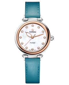 Купить Швейцарские механические наручные часы Titoni 23978-SRG-STT-622 в E-mobi