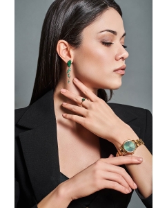 Купить Наручные часы Daniel Wellington Iconic Link Emerald 28 RG Green  в E-mobi