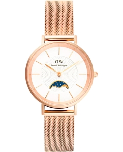 Купить Наручные часы Daniel Wellington Petite Moonphase 32 Melrose RG White в E-mobi