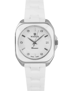 Купить Швейцарские керамические наручные часы Wainer WA.18070-A в E-mobi