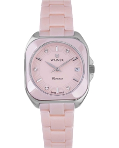 Купить Швейцарские керамические наручные часы Wainer WA.18070-B в E-mobi