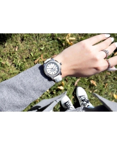 Купить Российские механические серебряные наручные часы NIKA 1071.2.9.24B  в E-mobi