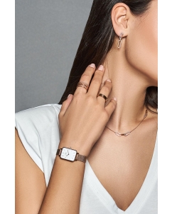 Купить Наручные часы Daniel Wellington Quadro 20X26 Pressed Melrose RG White  в E-mobi