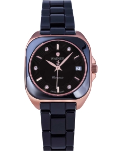 Купить Швейцарские керамические наручные часы Wainer WA.18070-I в E-mobi