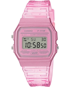 Купить Японские наручные часы Casio Illuminator F-91WS-4EF с хронографом в E-mobi